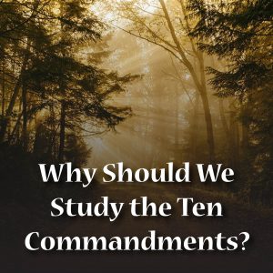 Why Should We Study the Ten Commandments?