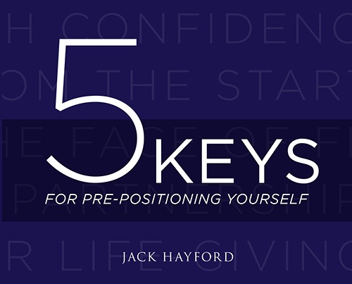 Five Keys for Pre-Positioning Yourself